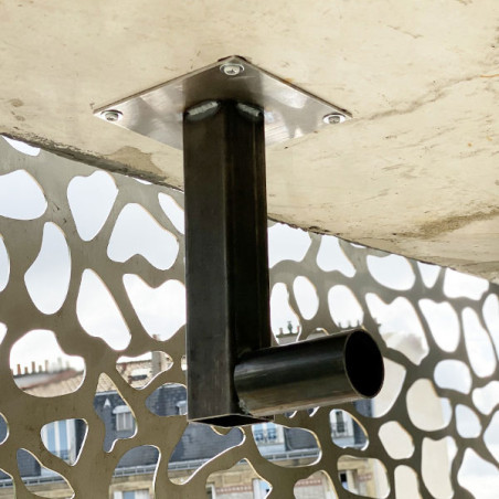 Support mural de miroir de circulation