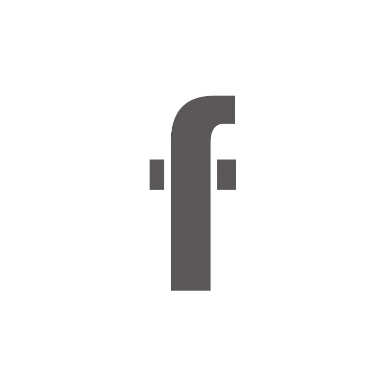 Pochoir lettre F minuscule en pvc