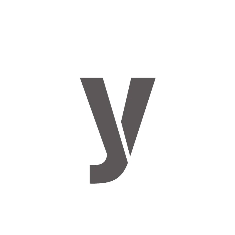Pochoir lettre Y minuscule en pvc