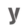Pochoir lettre Y minuscule en pvc