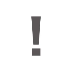 Pochoir point d'exclamation en pvc