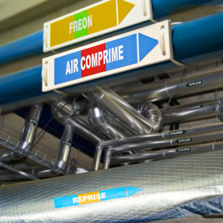 serre câble blanc rilan porte reperage de tuyauterie