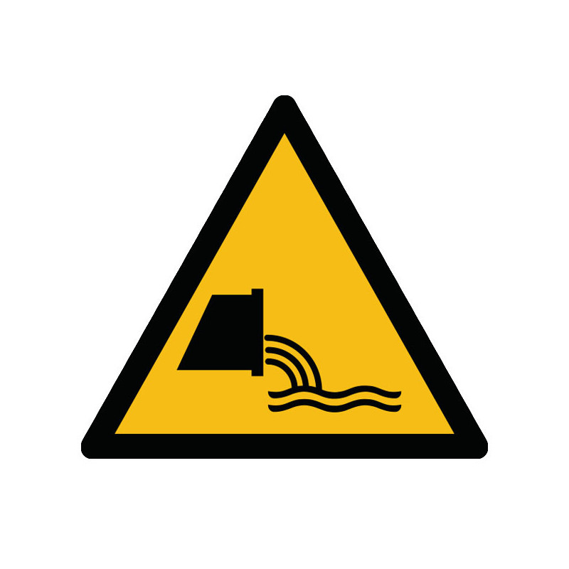 Pictogramme danger  Evacuation des eaux usées