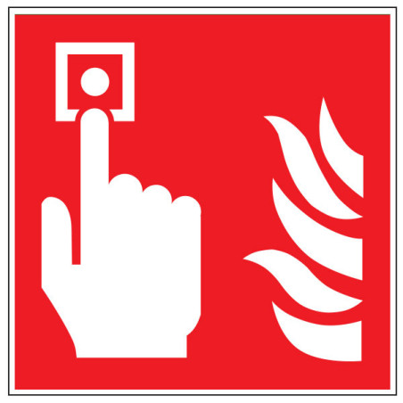 Pictogramme incendie  Alarme incendie