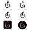Fond plexiglas pour pictogramme
