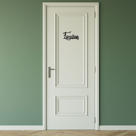 Pictogramme découpé au laser : ESCALIER