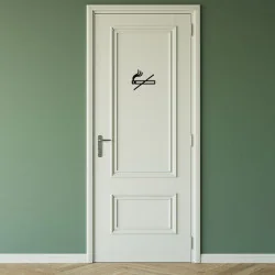 Pictogramme découpé au laser : INTERDICTION DE FUMER