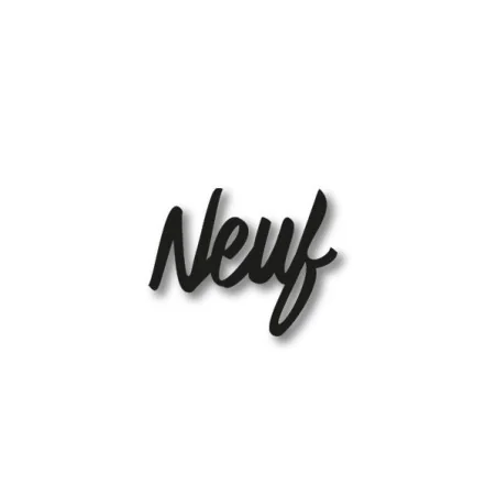 Numéro découpé au laser : NEUF