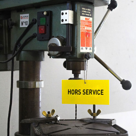 Panneau Plaque réglementaire ou normalisée Plaque réglementaire normée  Hors Service  en pvc