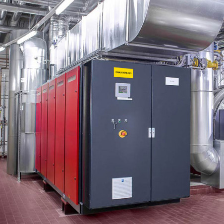 Panneau Plaque réglementaire ou normalisée Plaque réglementaire normée  Chaudière n°2  en pvc