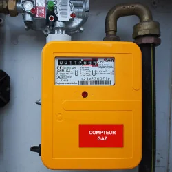 Panneau Plaque réglementaire ou normalisée Plaque réglementaire normée Compteur Gaz en pvc