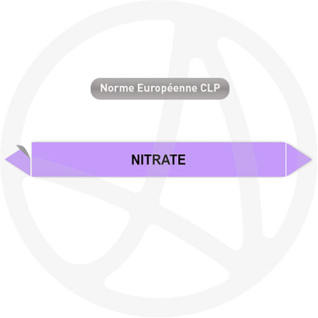 Marqueur de tuyauterie CLP Nitrate