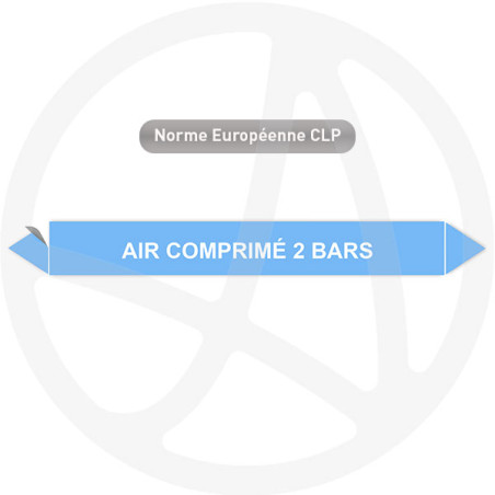 Marqueur de tuyauterie CLP Air comprimé 2 bars