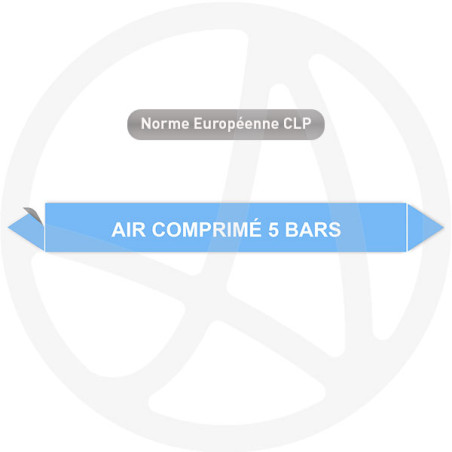 Marqueur de tuyauterie CLP Air comprimé 5 bars