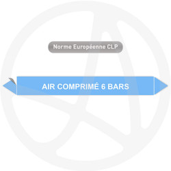 Marqueur de tuyauterie CLP Air comprimé 6 bars