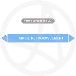 Marqueur de tuyauterie CLP Air de refroidissement