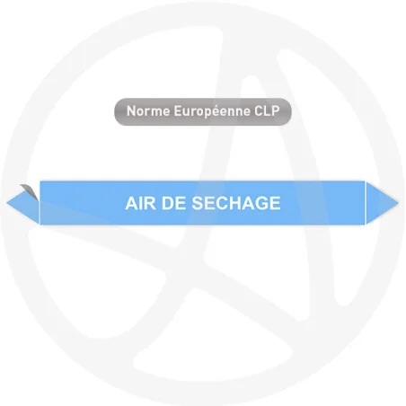 Marqueur de tuyauterie CLP Air de séchage