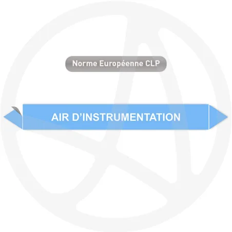 Marqueur de tuyauterie CLP Air d'instrumentation