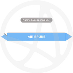 Marqueur de tuyauterie CLP Air épuré