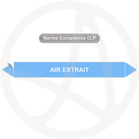 Marqueur de tuyauterie CLP Air extrait
