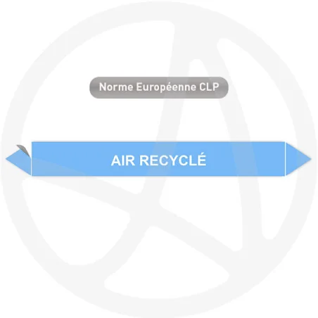 Marqueur de tuyauterie CLP Air recyclé