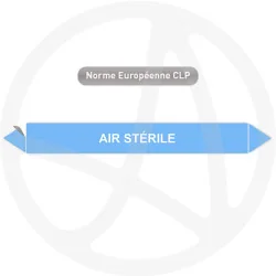 Marqueur de tuyauterie CLP Air stérile