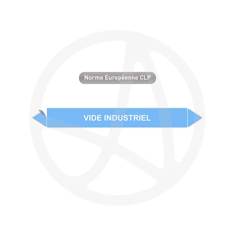 Marqueur de tuyauterie CLP Vide industriel
