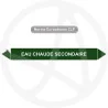 Marqueur de tuyauterie CLP Eau chaude secondaire