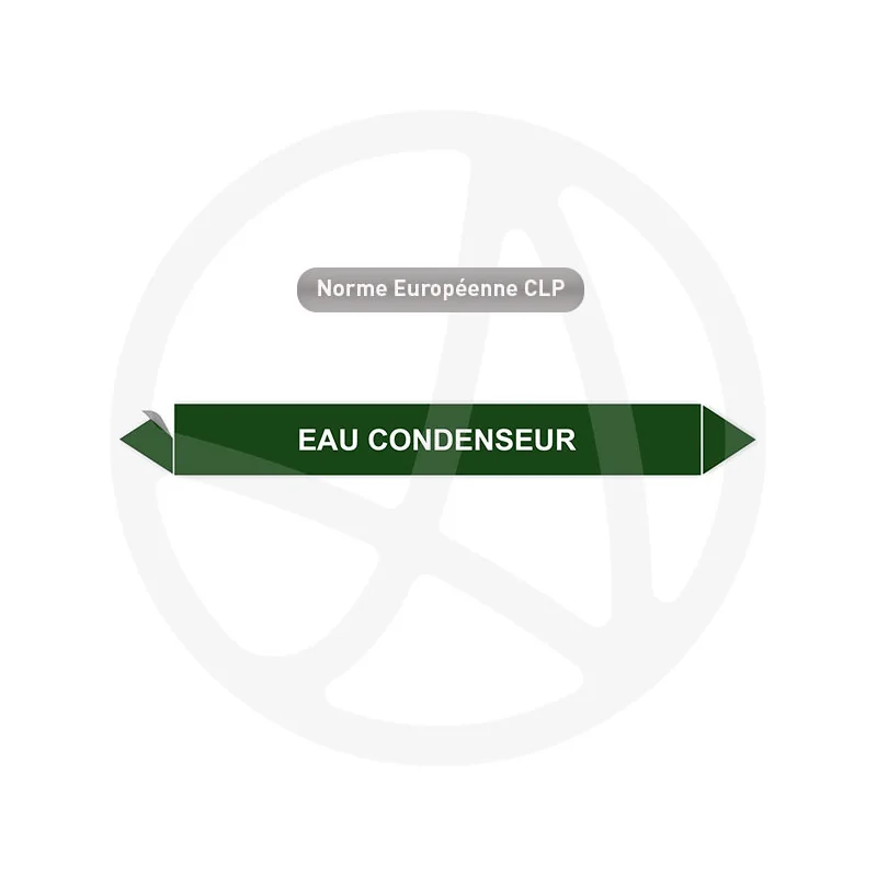 Marqueur de tuyauterie CLP Eau condenseur