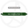 Marqueur de tuyauterie CLP Eau granulation