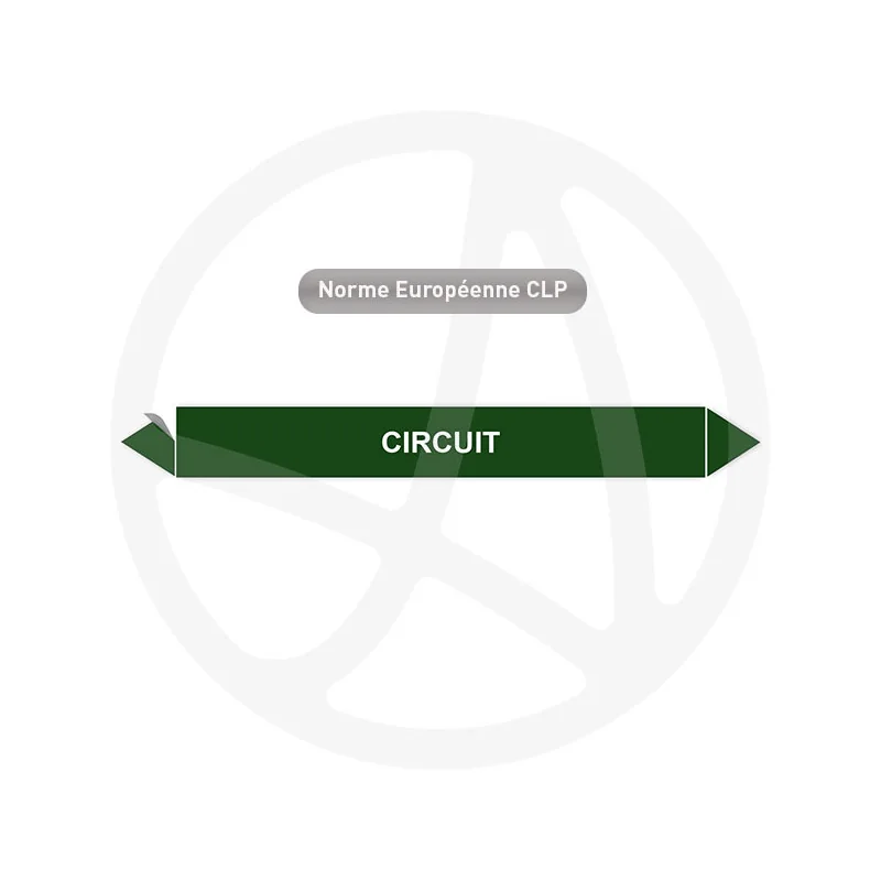 Marqueur de tuyauterie CLP Circuit