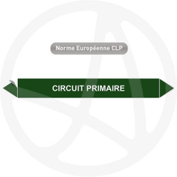 Marqueur de tuyauterie CLP Circuit primaire