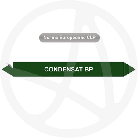 Marqueur de tuyauterie CLP Condensat BP