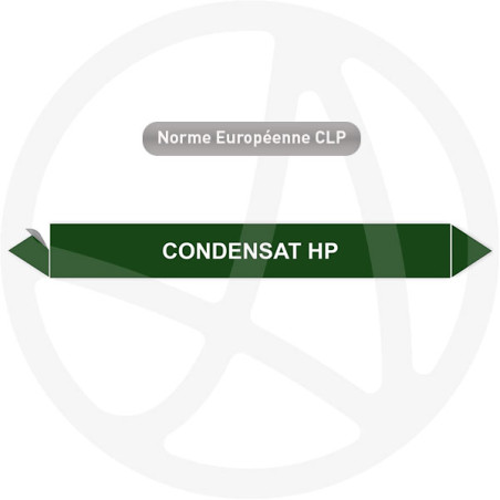 Marqueur de tuyauterie CLP Condensat HP