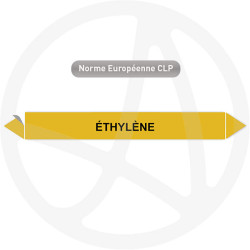 Marqueur de tuyauterie CLP Ethylène