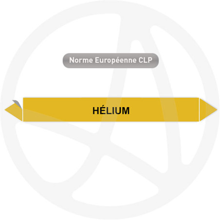 Marqueur de tuyauterie CLP Hélium