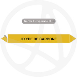 Marqueur de tuyauterie CLP Oxyde de carbone