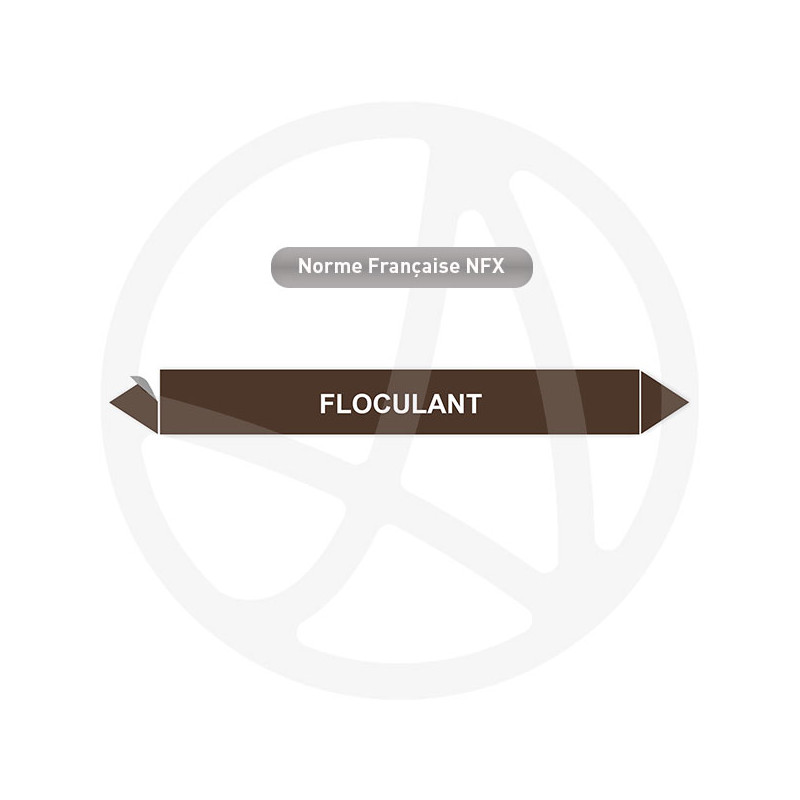 Marqueur de tuyauterie CLP Floculant