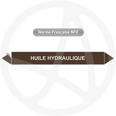 Marqueur de tuyauterie CLP Huile hydraulique