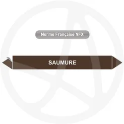 Marqueur de tuyauterie CLP Saumure