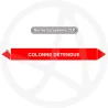 Marqueur de tuyauterie CLP Colonne détendue