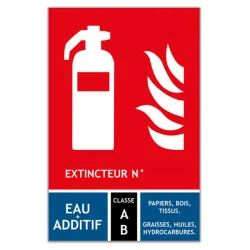 Signalétique Panneau Extincteur Classe AB
