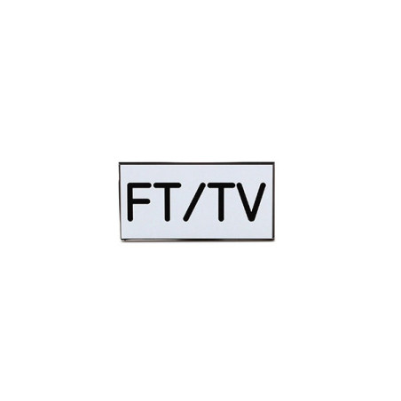 Etiquette gravoply Étiquette de gaine technique  FT / TV