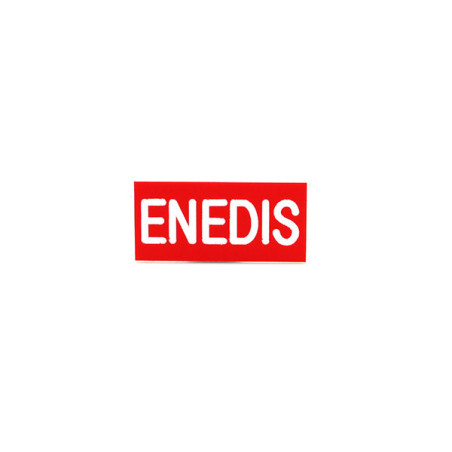Etiquette gravoply Étiquette de gaine technique  ENEDIS