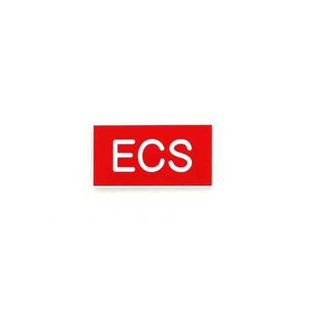 Etiquette gravoply Étiquette de gaine technique  ECS
