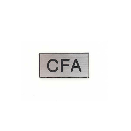 Etiquette gravoply Étiquette de gaine technique  CFA