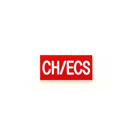 Etiquette gravoply Étiquette de gaine technique  CH/ECS