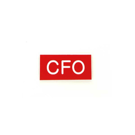 Etiquette gravoply Étiquette de gaine technique  CFO