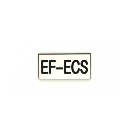 Etiquette gravoply Étiquette de gaine technique  EF-ECS