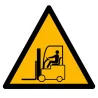 Pictogramme danger Chariot
